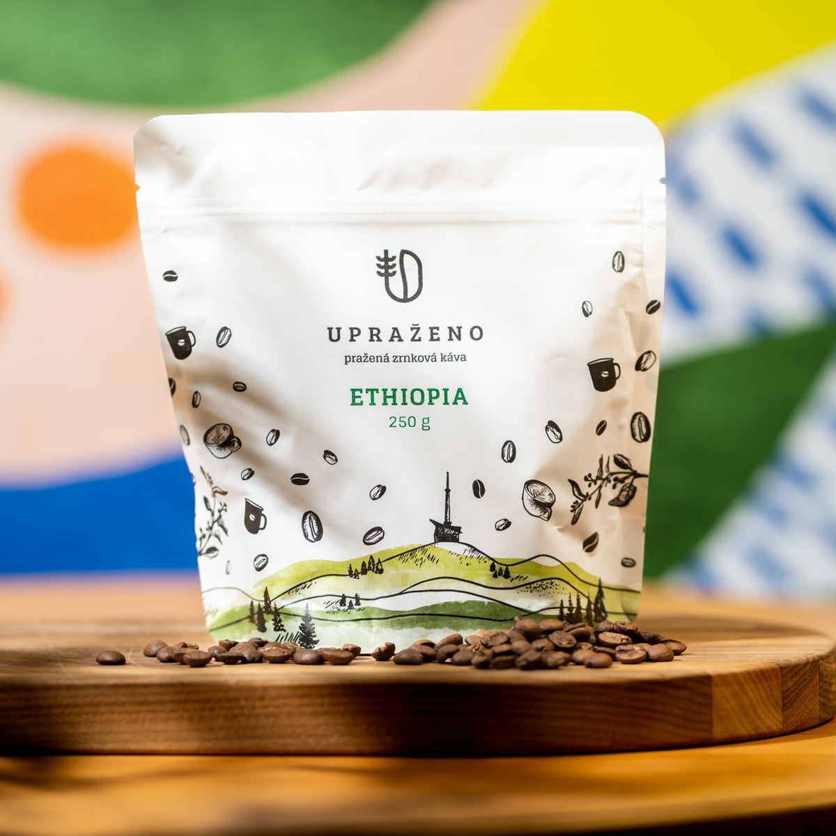 Zrnková káva Etiópia 250 g