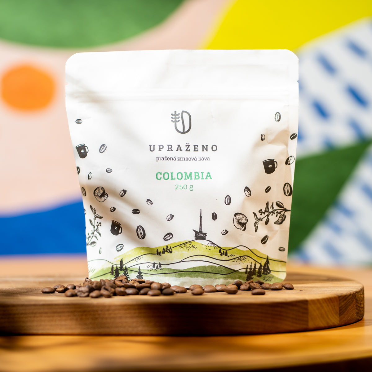 Zrnková káva Colombia 250 g
