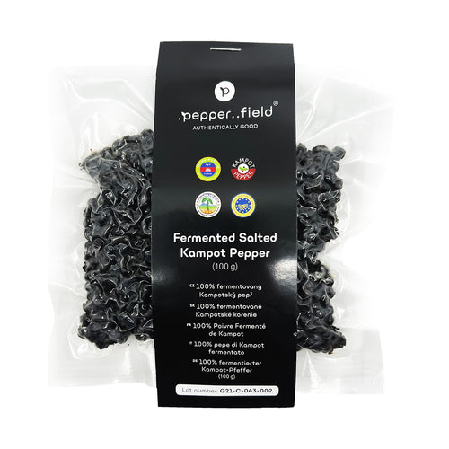 Fermented salted Kampot pepper