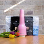 Spring promotion: rechargeable pink Grinder FinaMill + free Kampot pepper and salt for 986 CZK