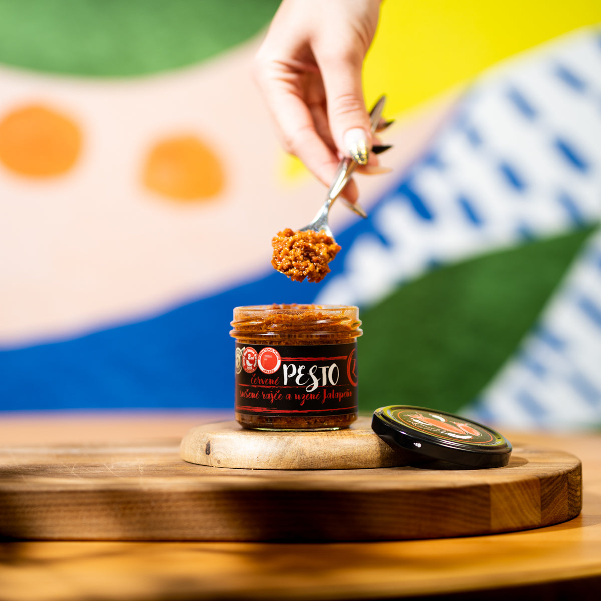 Sun-dried tomato pesto with jalapeno, 120g