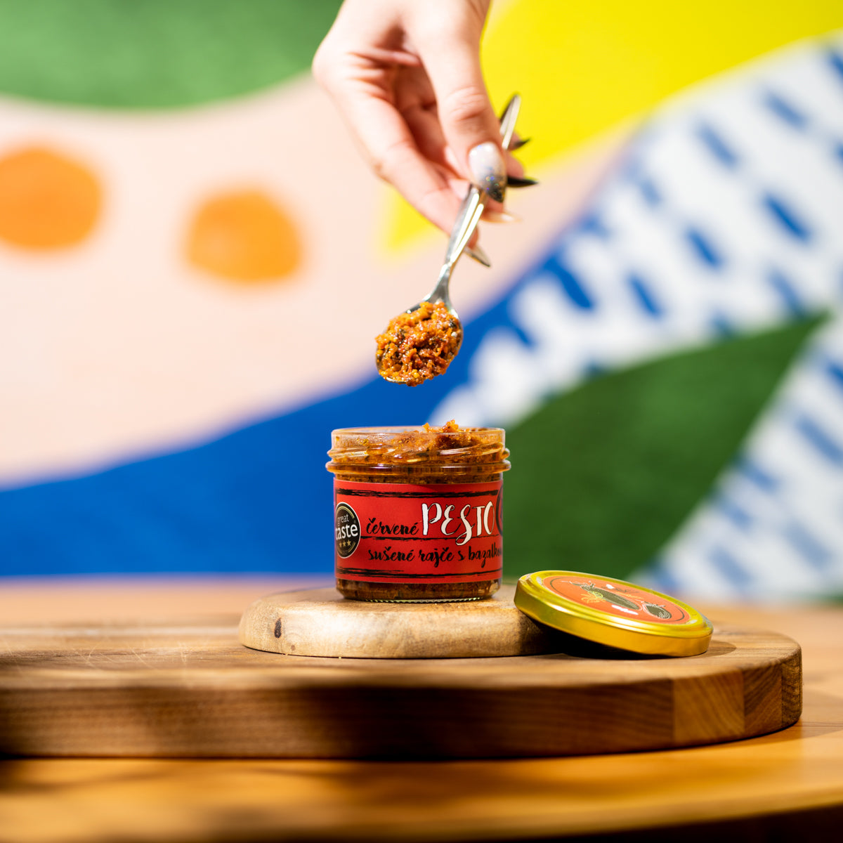 Pesto dried tomato with basil, 120g