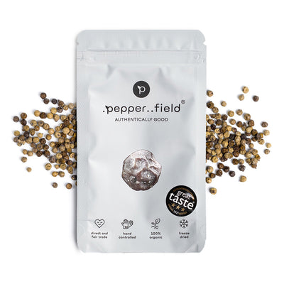 Kampot  green freeze-dried pepper with salt 
