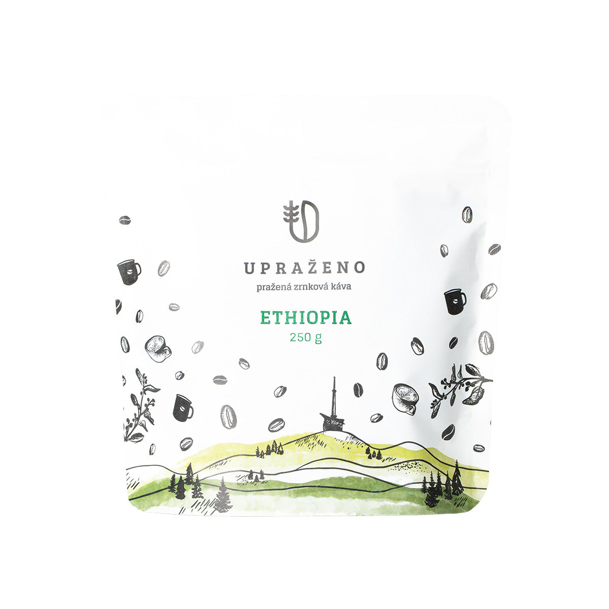 Zrnková káva Etiopia, 250g