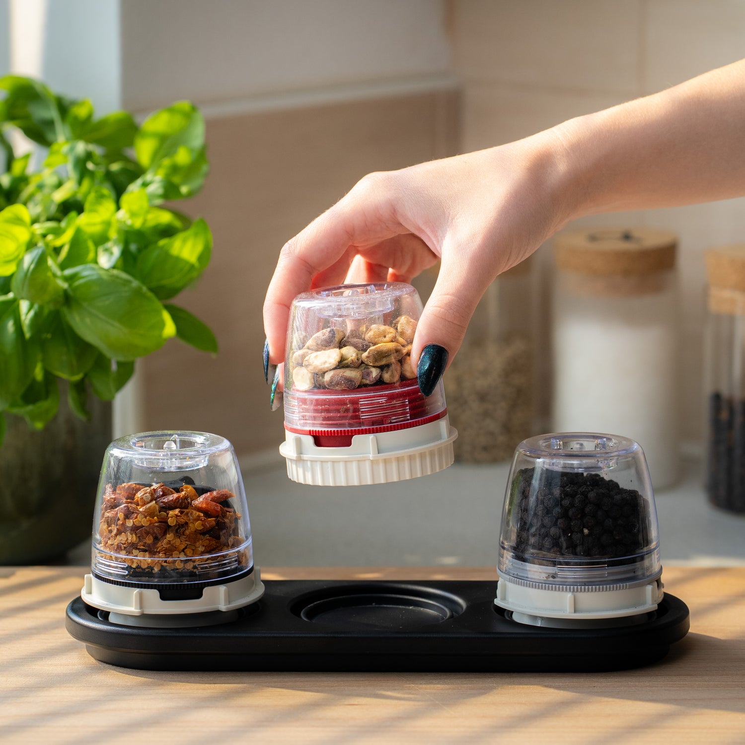 FinaMill GT Pod hopper - for hard roots, nuts, and chocolate 